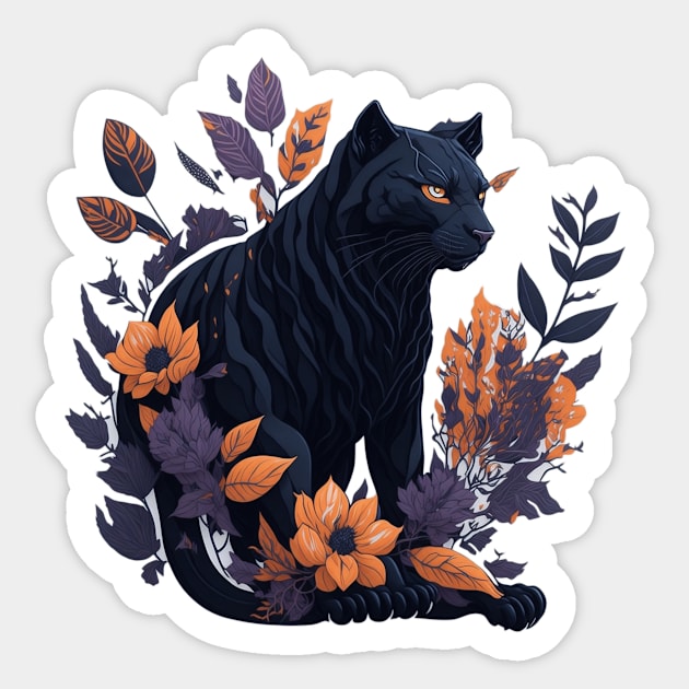 Black Panther Sticker by charm3596